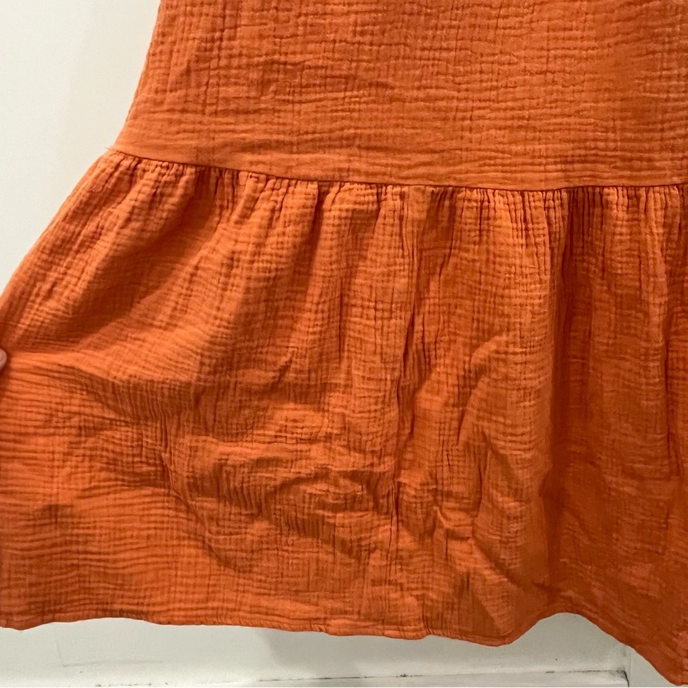 Anthropologie Orange Maxi Dress - Picture 6 of 8